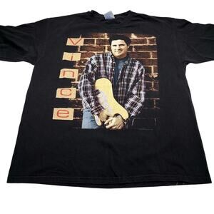 Vintage Country Music T-shirt Vince Gill 1995 Concert Tour Men's Size XL